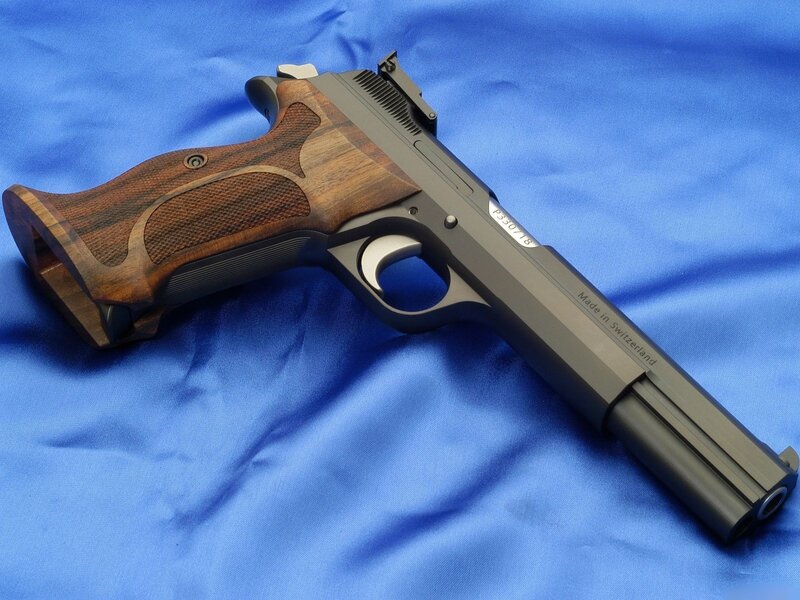 P30/18 pistol on blue cloth