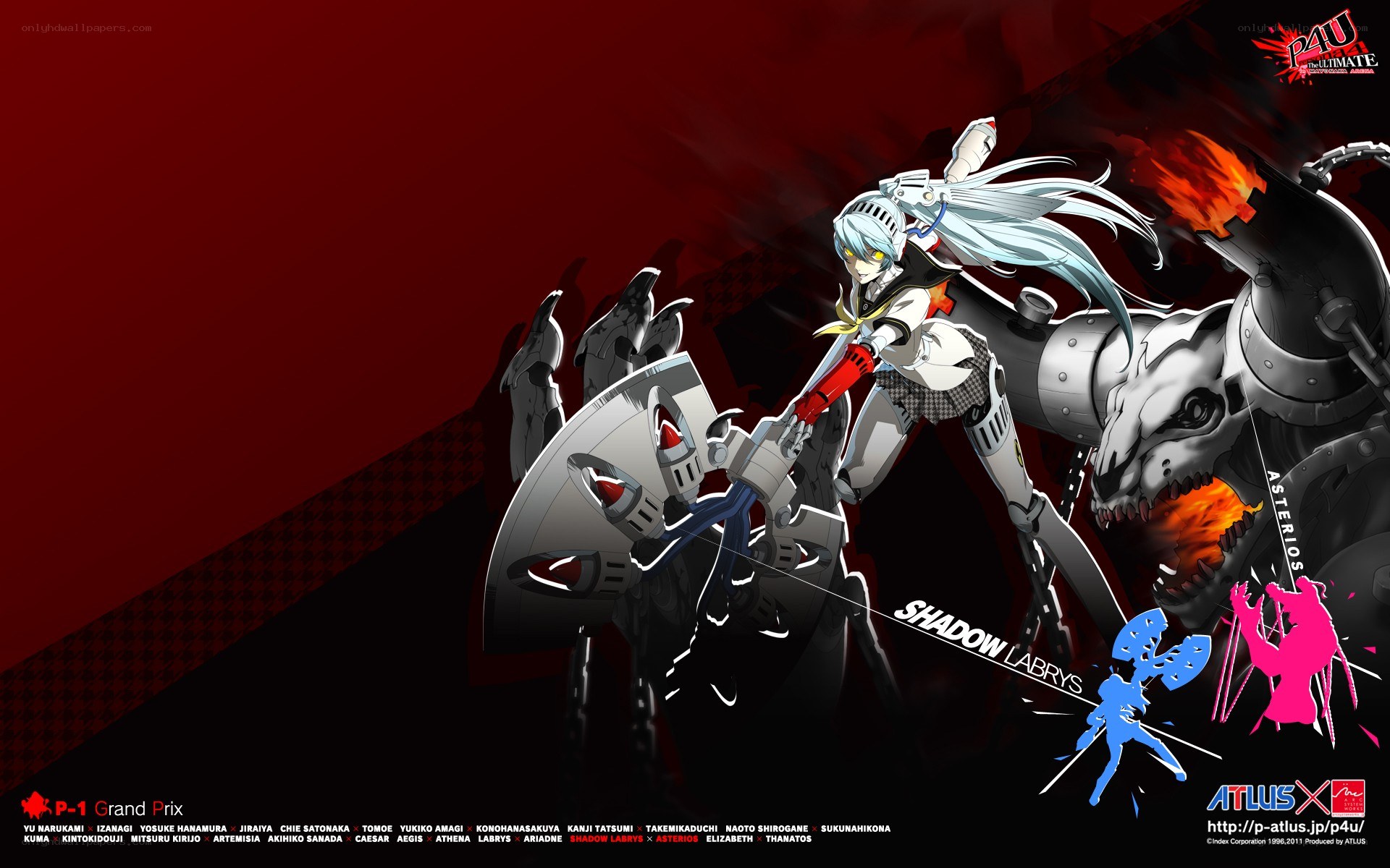 P4U Shadow Labrys character art