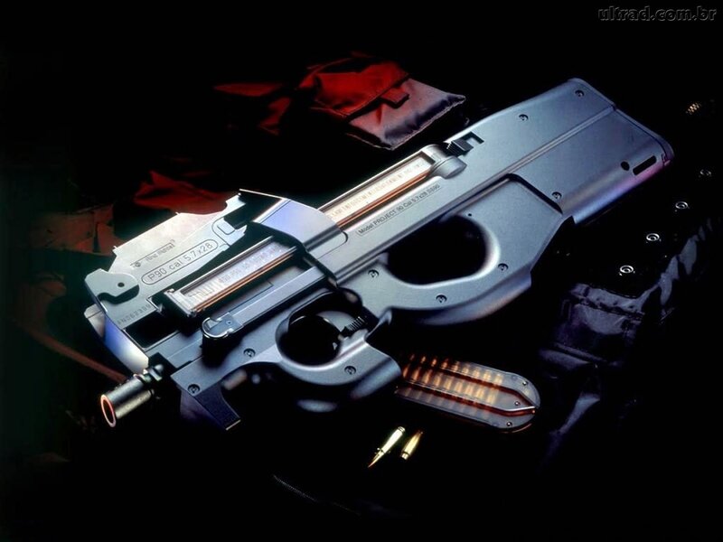 P90 Submachine Gun — Black