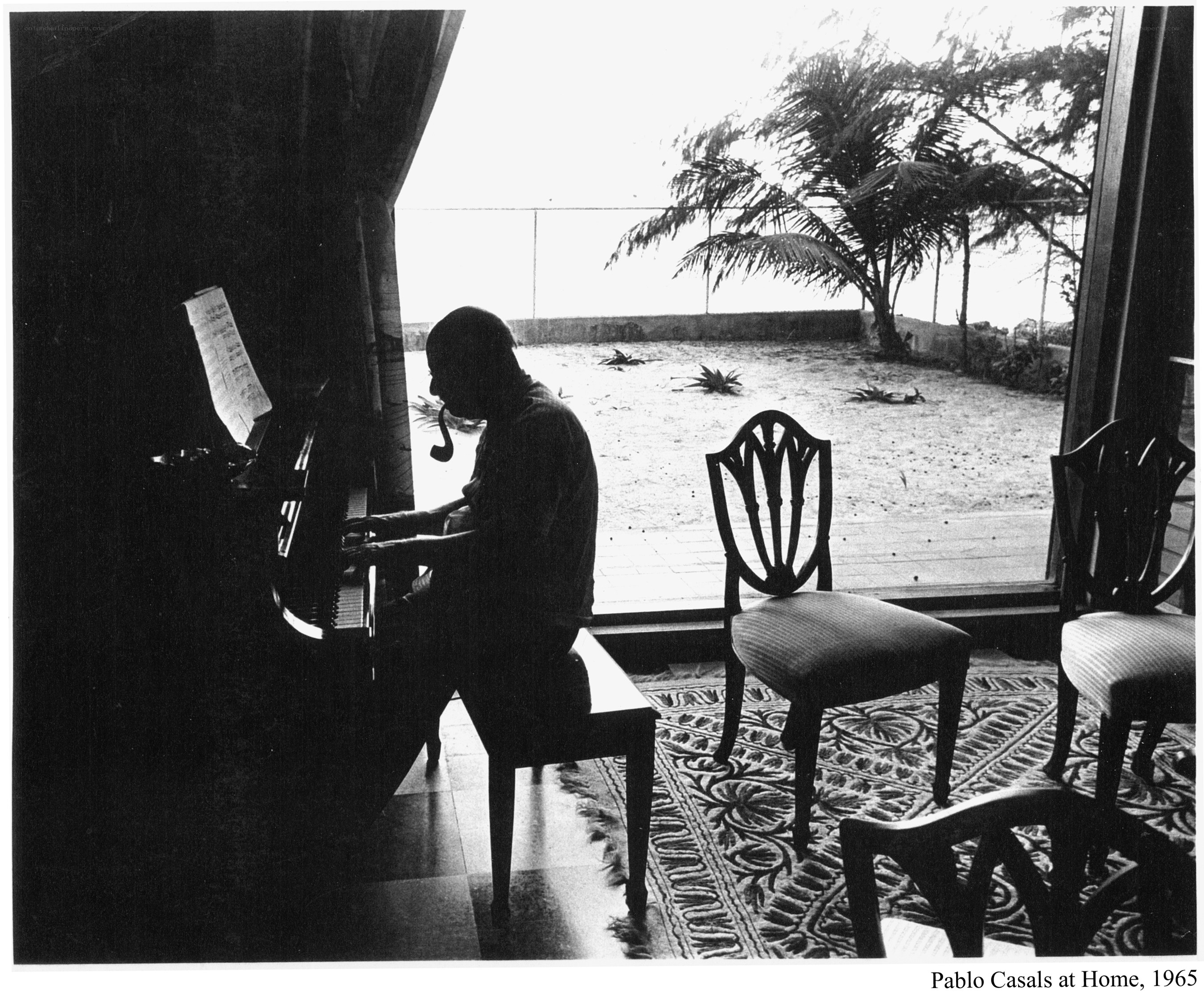 Pablo Casals at Home
