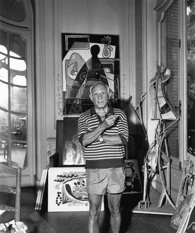 Pablo Picasso in Studio
