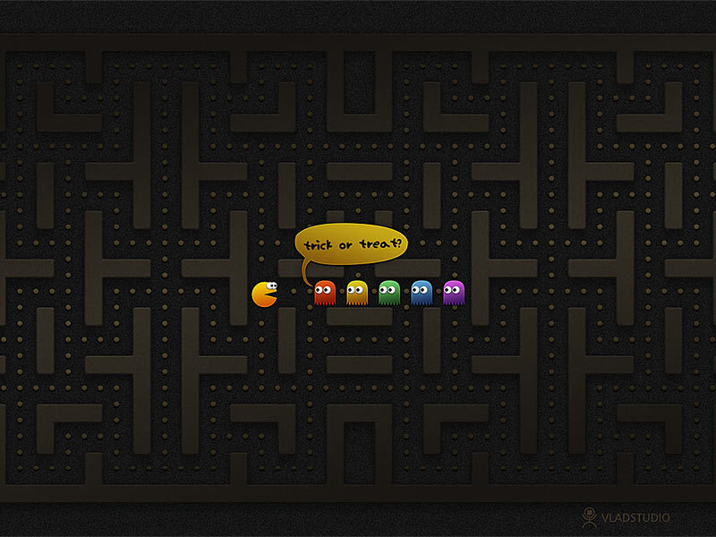 Pac-Man and Ghosts — Playful