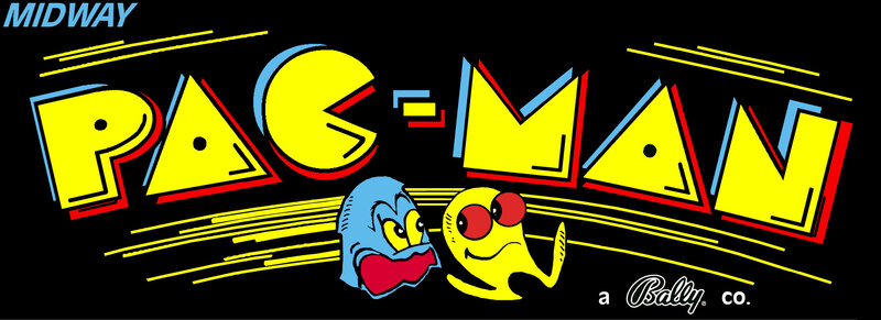 Pac-Man and Ghosts — Yellow, Playful, Vector Art