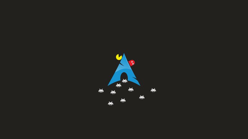 Pac-Man and Space Invaders