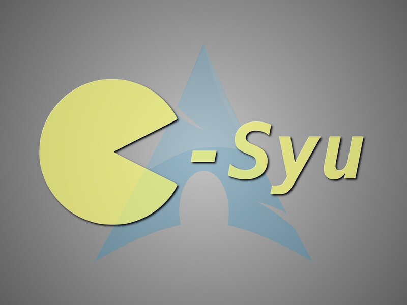 Pac-Man and Starfleet logo