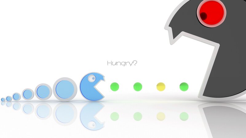 Pac-Man Characters — White, Playful
