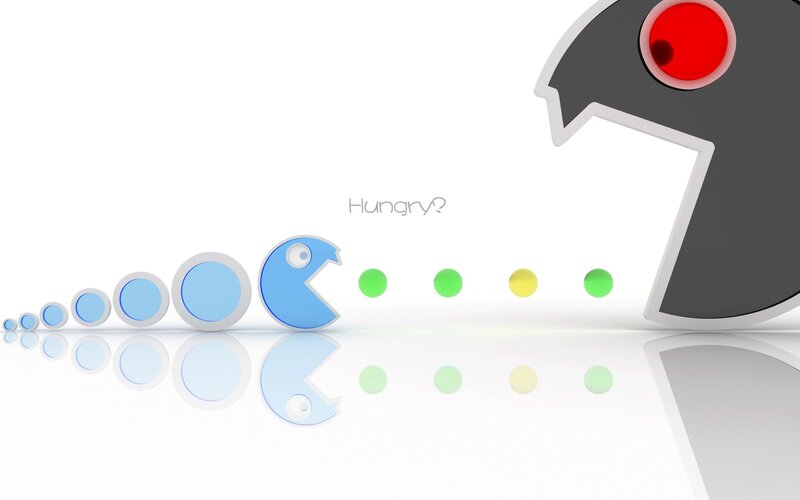 Pac-Man Characters — White