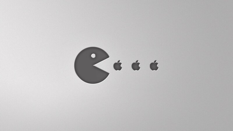 Pac-Man Eating Apples
