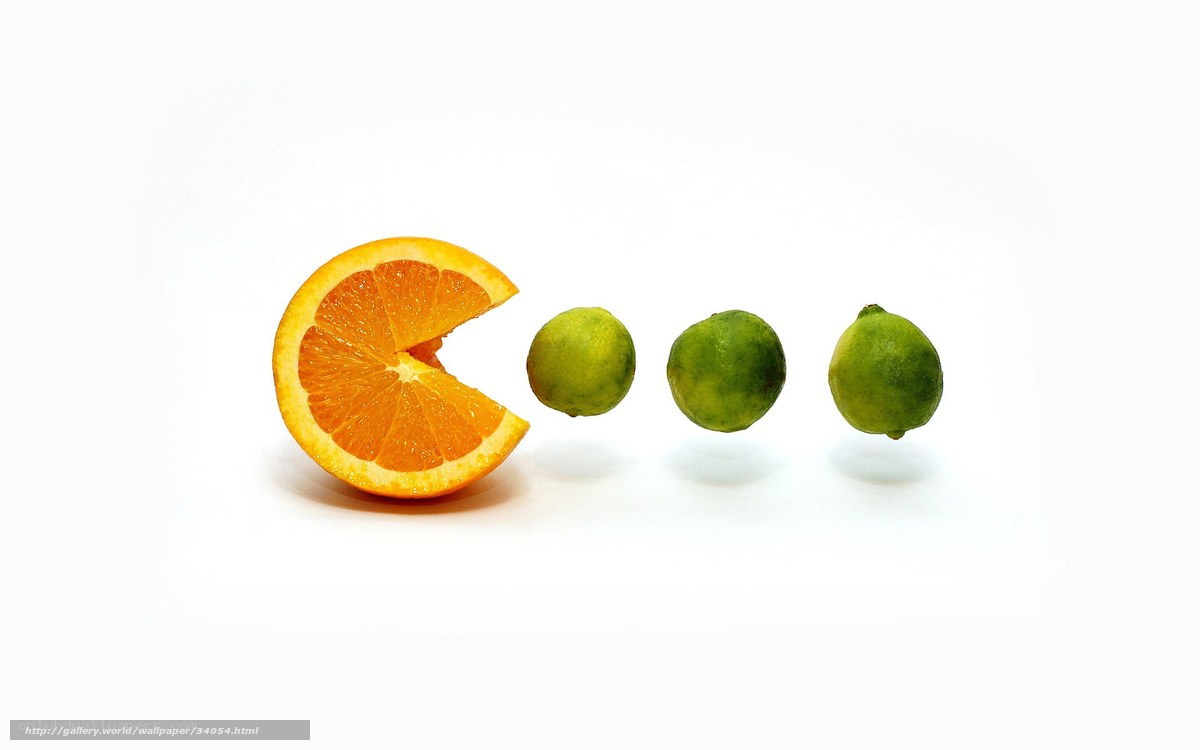 Pac-Man fruit game