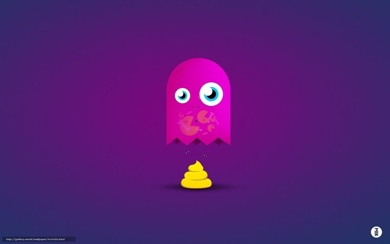 Pac-Man ghost poop