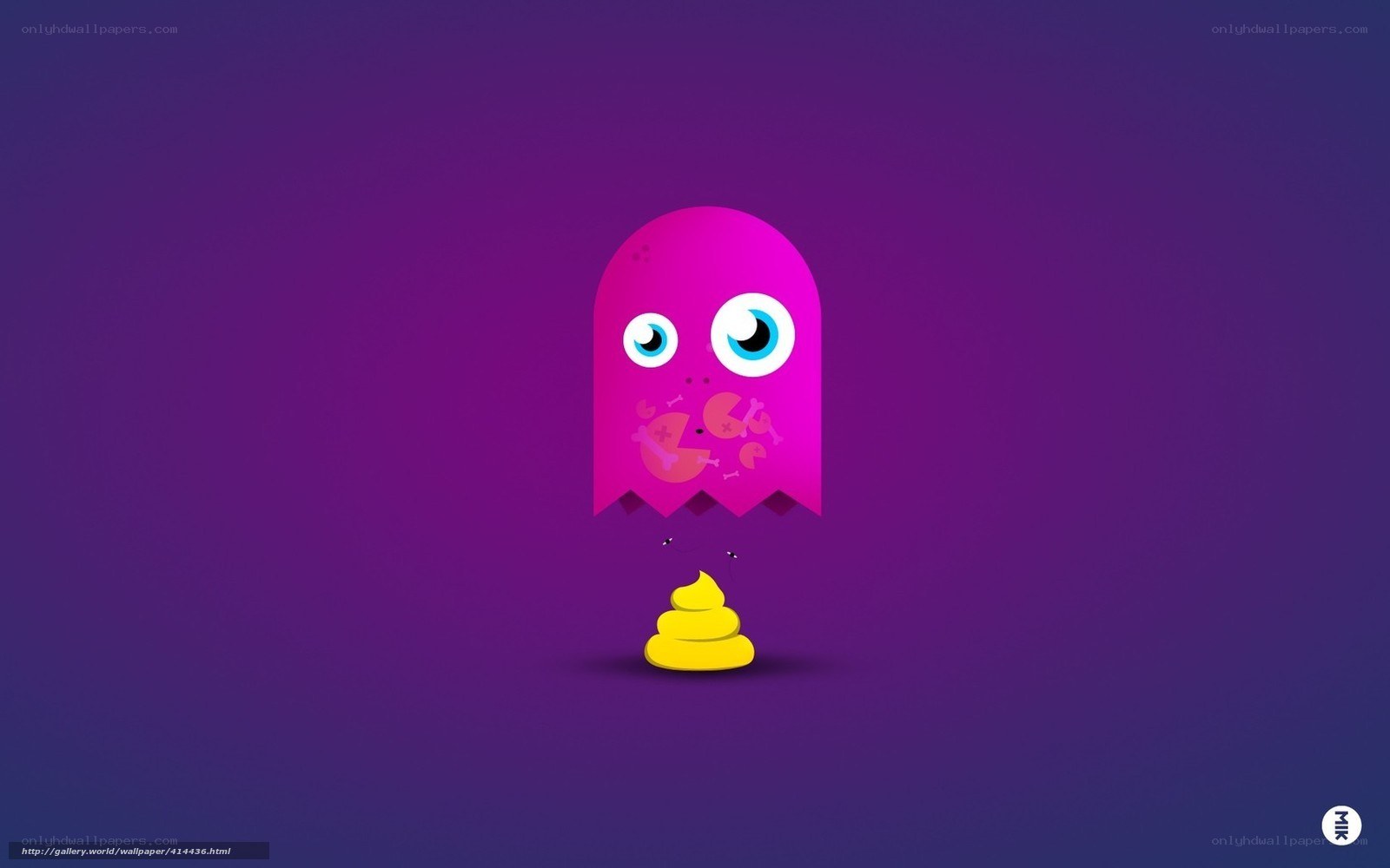 Pac-Man ghost poop