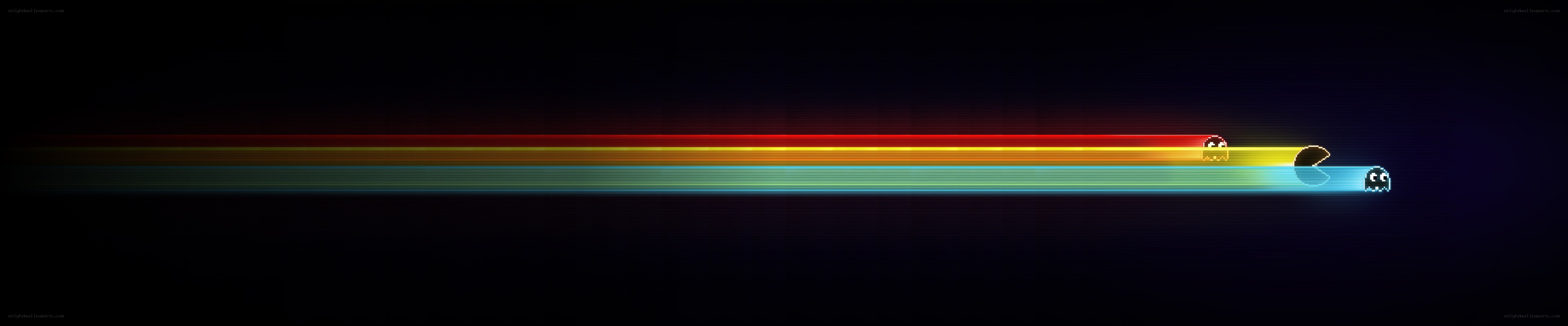 Pac-Man ghosts in motion