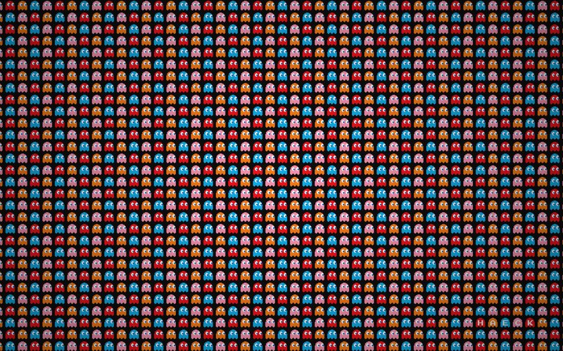 Pac-Man Ghosts Pattern