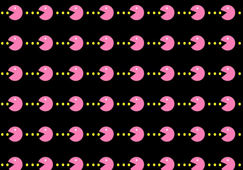 Pac-Man pattern design