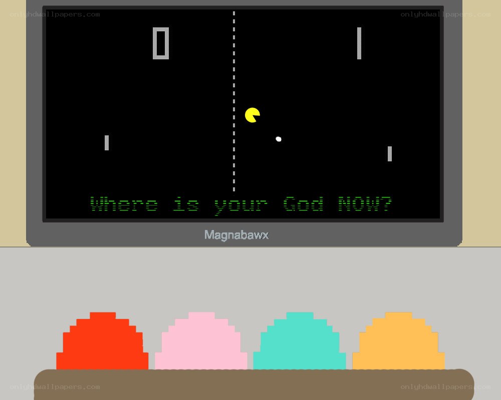 Pac-Man Pong hybrid