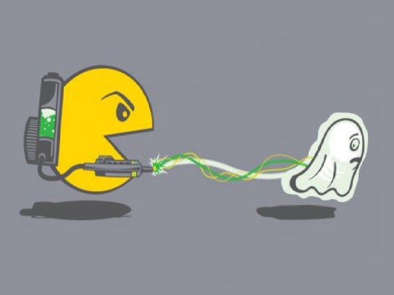 Pac-Man Shooting Ghost