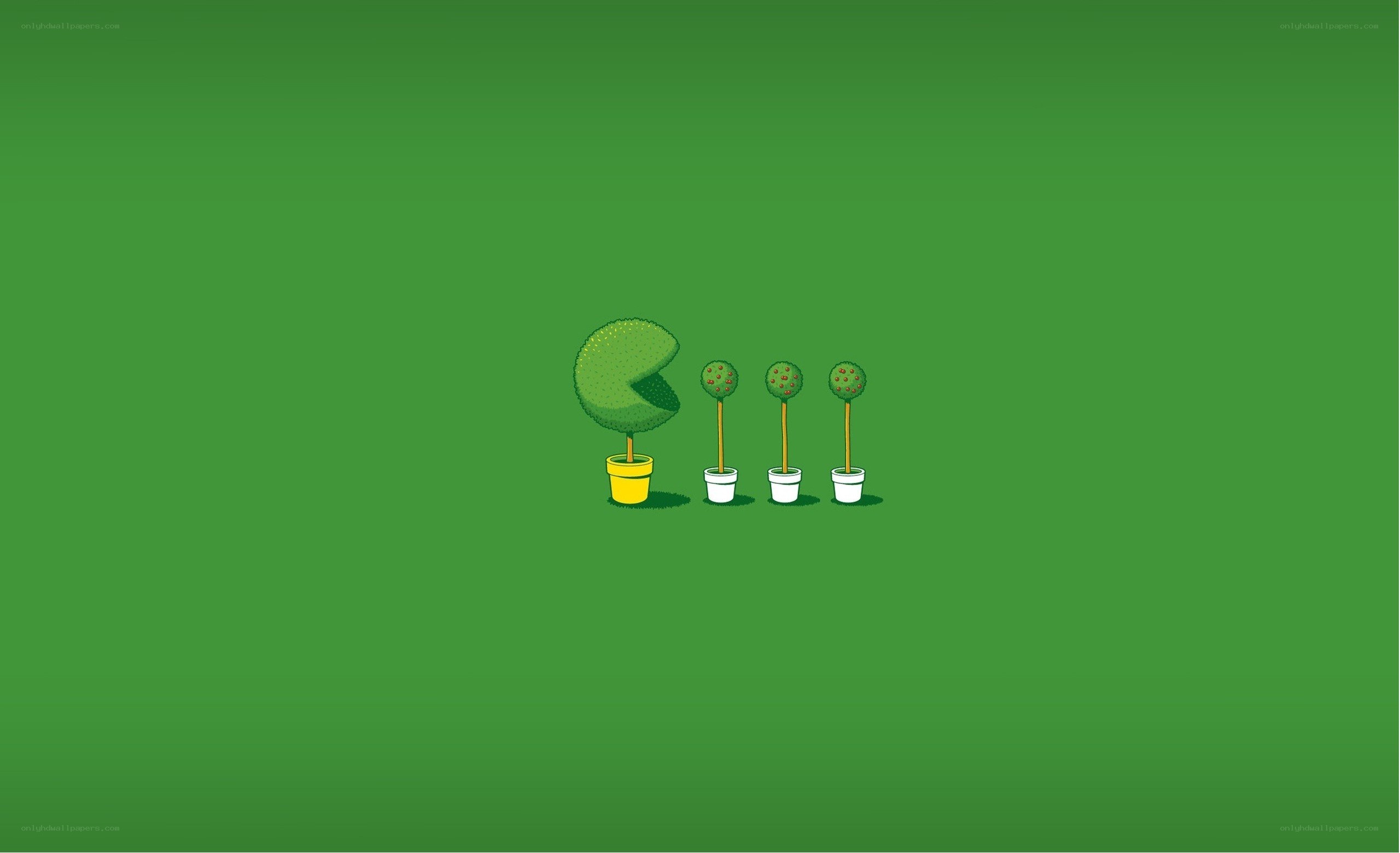 Pac-Man topiary garden