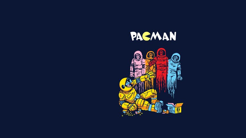 Pac-Man with ghosts