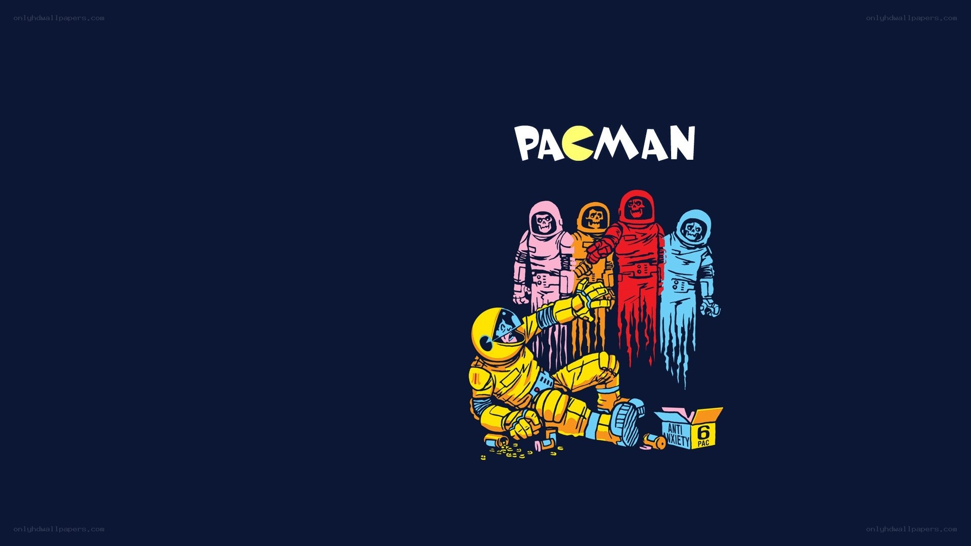 Pac-Man with ghosts