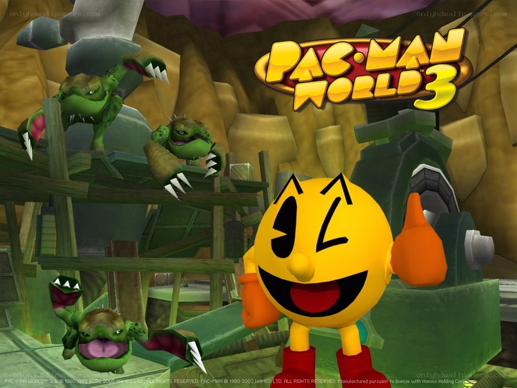 Pac-Man World 3 game art