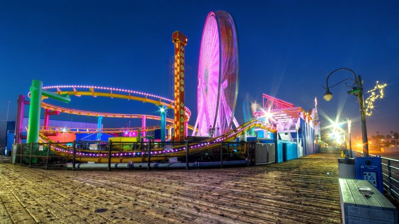 Pacific Park at Night