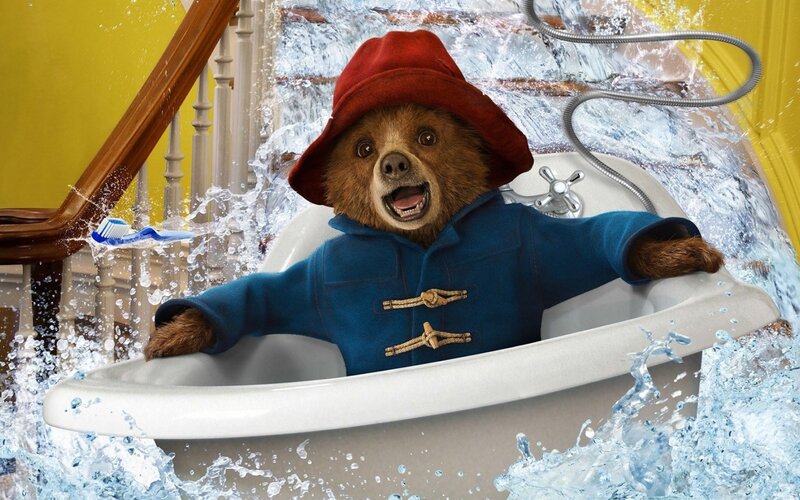 Paddington Bear in Bathtub