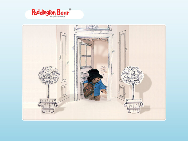 Paddington Bear in Doorway