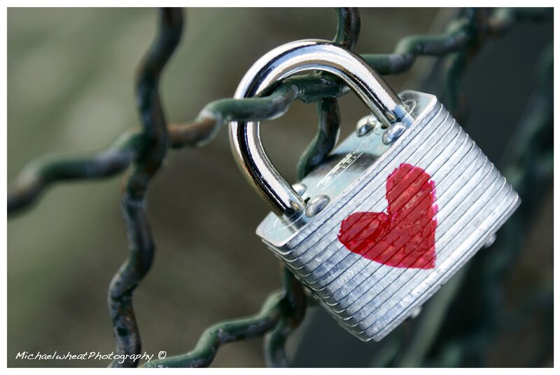 Padlock with Heart Symbol