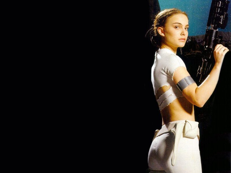 Padmé Amidala in white costume