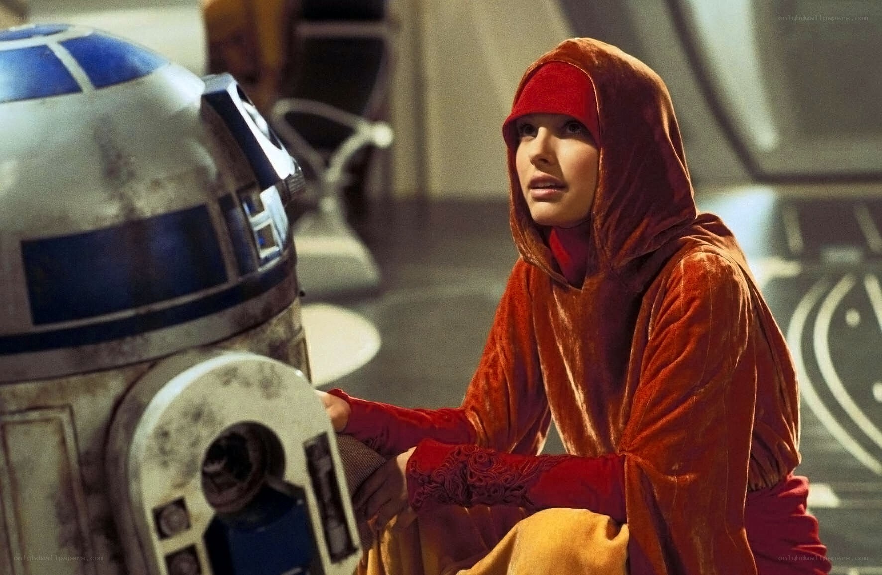 Padmé Amidala with R2-D2