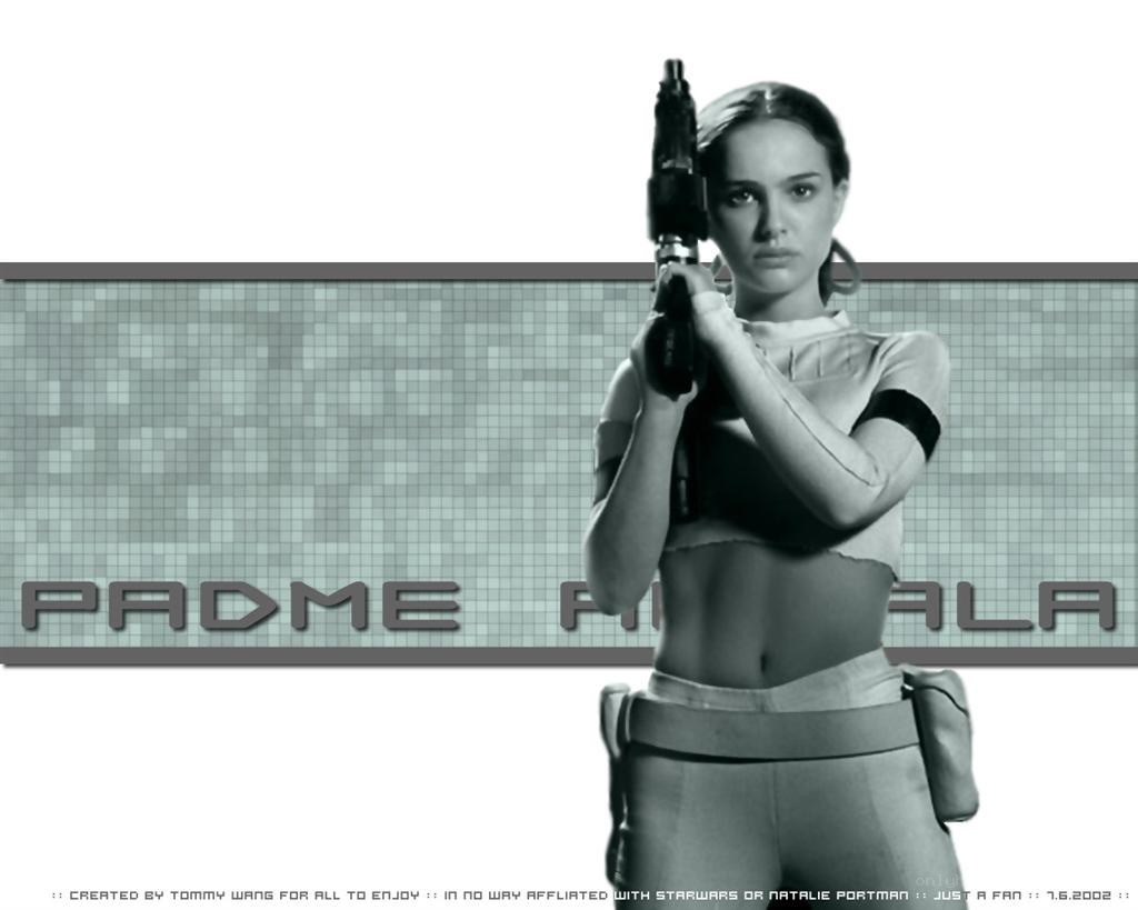 Padme Amidala in action pose