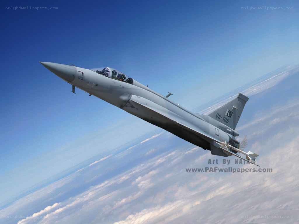 PAF fighter jet in flight