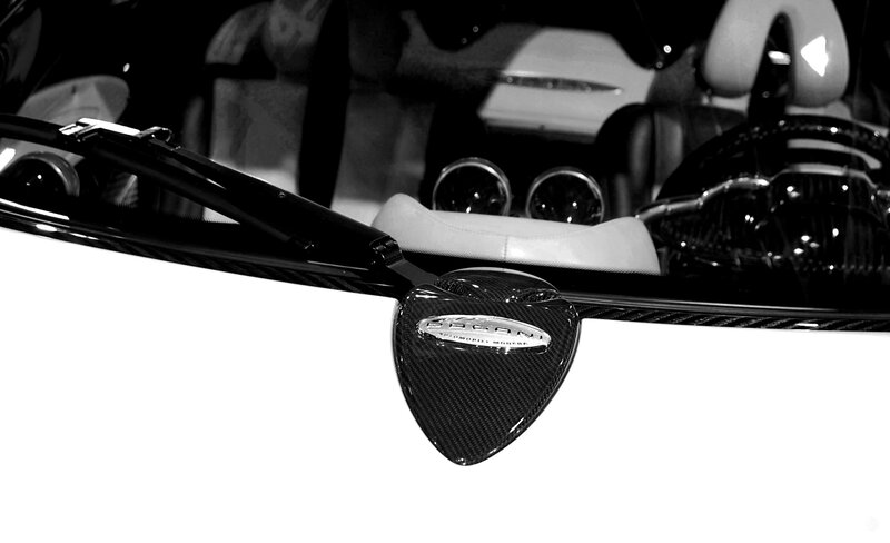 Pagani car interior detail