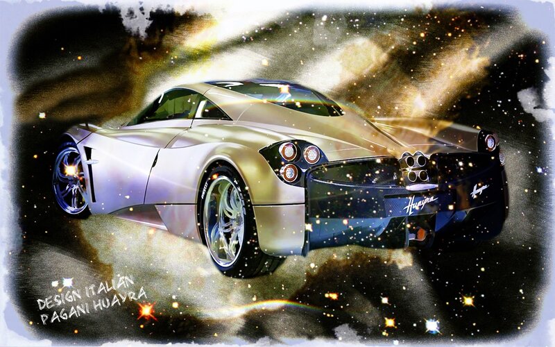 Pagani Huayra Car — Silver