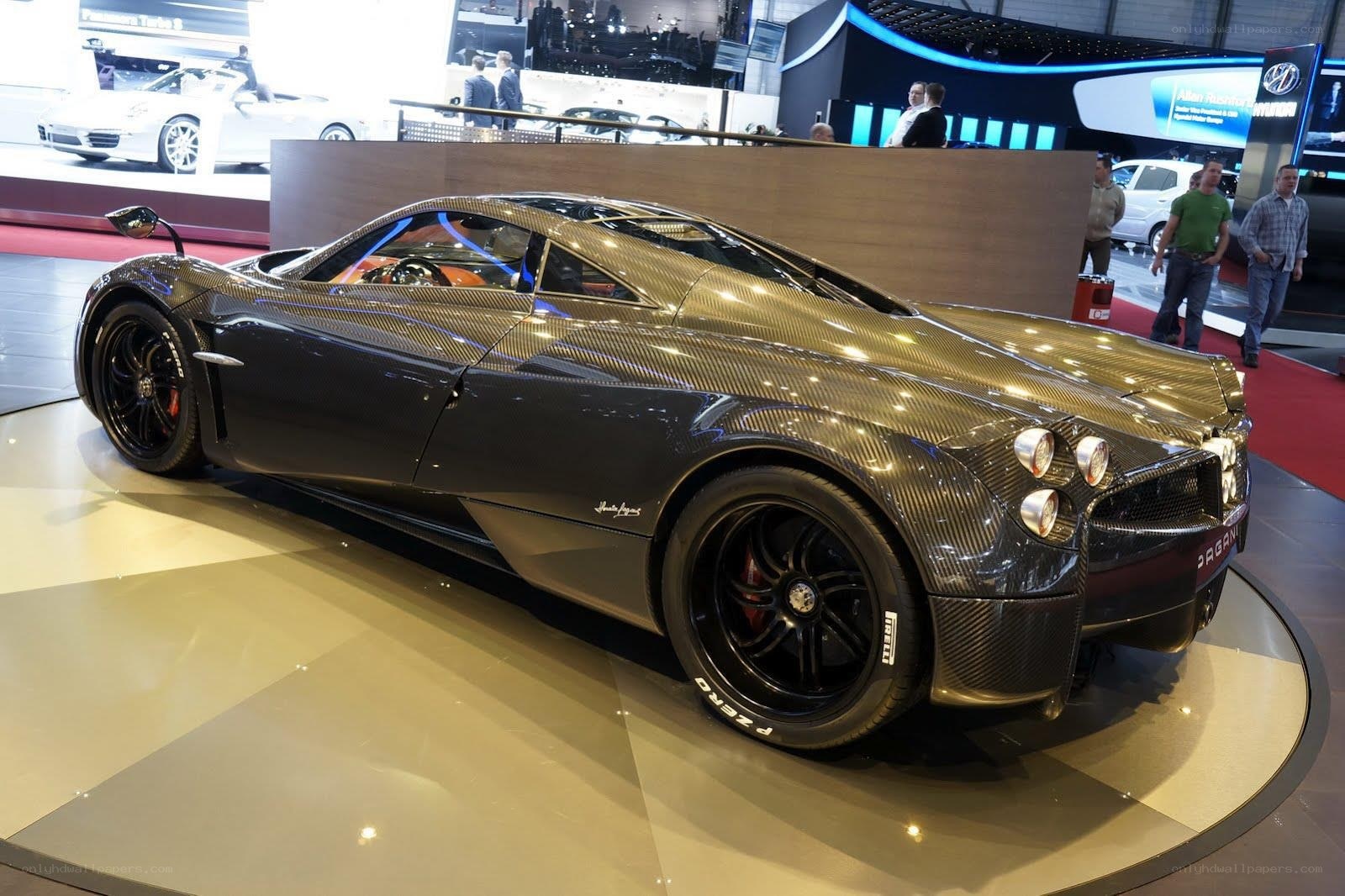 Pagani Huayra on display