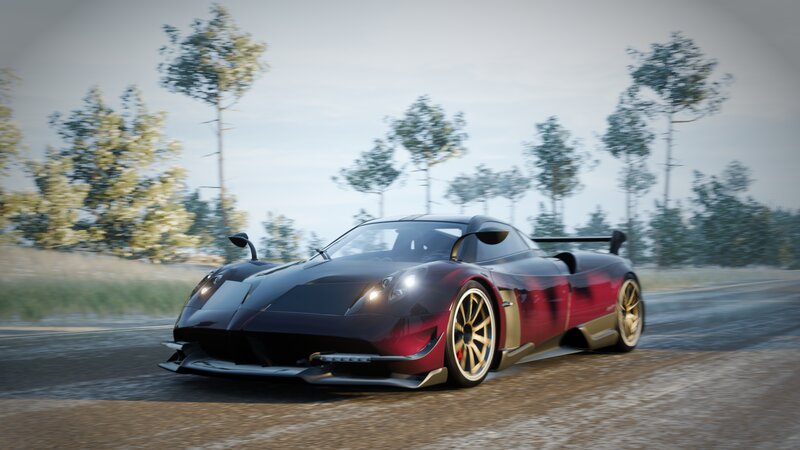Pagani Huayra R Sports Car — Black