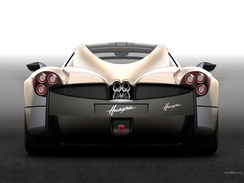 Pagani Huayra rear view