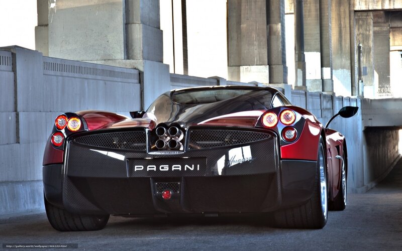 Pagani Huayra rear view