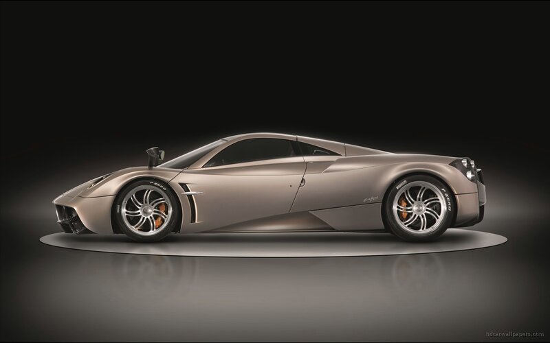 Pagani Huayra Sports Car — Silver, Dramatic, Photograph, Wheel