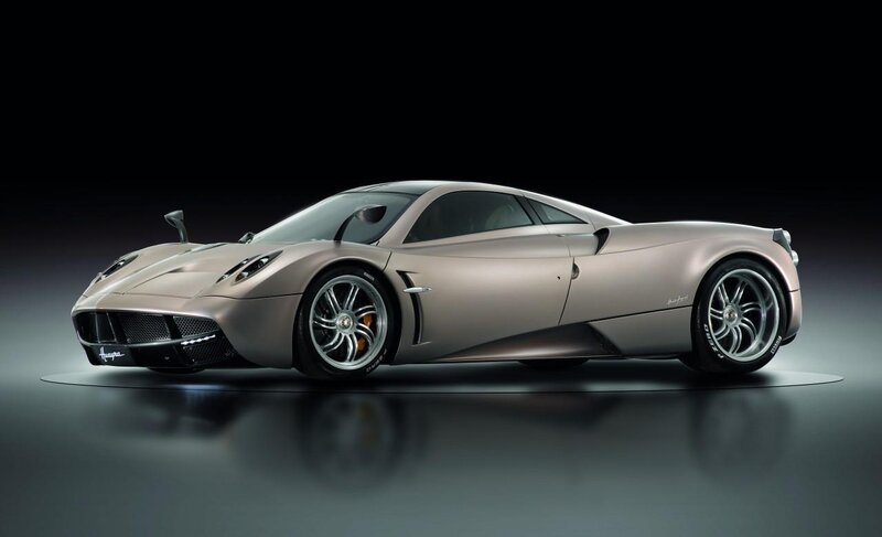 Pagani Huayra Sports Car — Silver, Dramatic, Photograph, Wheels