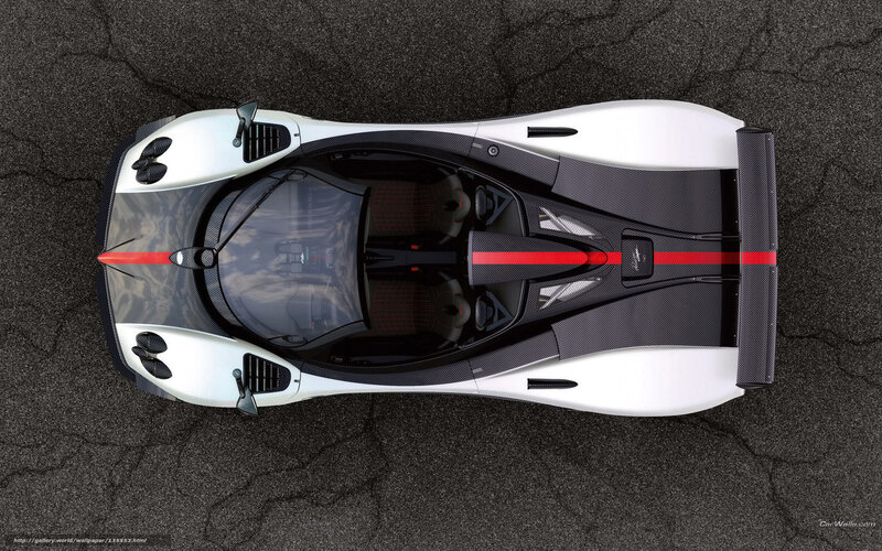 Pagani Huayra Supercar — White