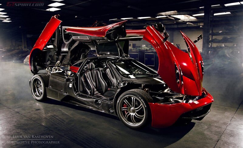 Pagani Huayra with open doors