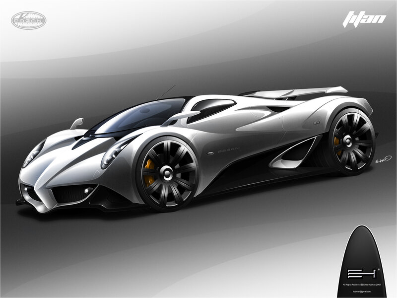Pagani hypercar concept design