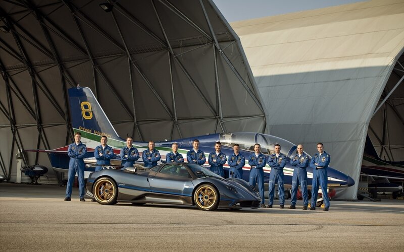 Pagani Zonda Car — Blue