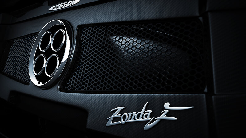 Pagani Zonda F Front Grille — Black