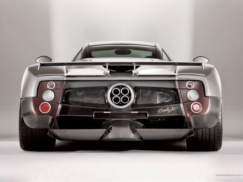 Pagani Zonda F rear view