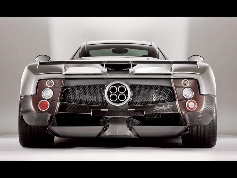 Pagani Zonda F rear view