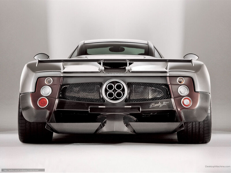 Pagani Zonda F rear view