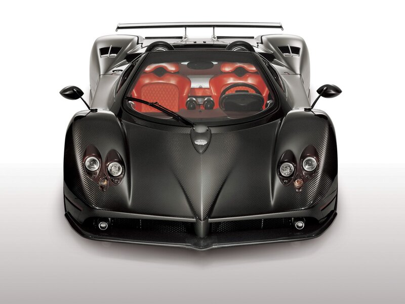 Pagani Zonda F Supercar — Black, Dramatic