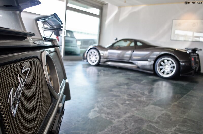 Pagani Zonda in showroom